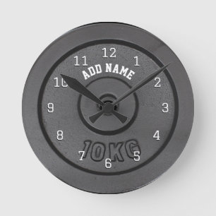 Horloge murale pour gymnaste culturiste