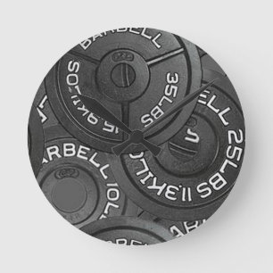 Horloge murale pour gymnaste culturiste