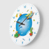 horloge murale pour la pièce d'enfants (Angle)