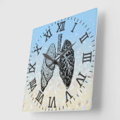 Horloge murale pour le centre médical (Angle)