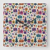 Horloge murale Primitive Folk Art (Recto)