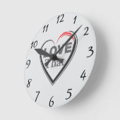 Horloge Murale Que J'Aime (Angle)