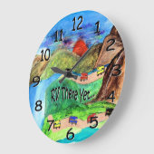 horloge murale r v là-bas encore (Angle)