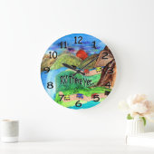 horloge murale r v là-bas encore (Maison)