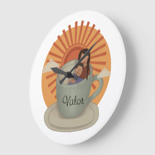 Horloge murale - Racines d'un rêve : Valor