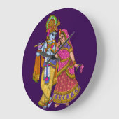Horloge murale Radha Krishna (Angle)