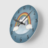 Horloge murale Rainbow Dove (Angle)