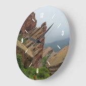 Horloge murale "Red Rocks" Colorado (Angle)