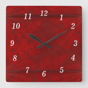 Horloge murale Red Velvet Starbursts