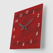 Horloge murale Red Velvet Starbursts (Angle)