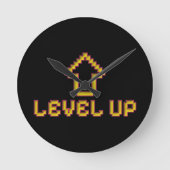 Horloge murale Retro 8-Bit EASY - Noir (Recto)