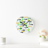 Horloge murale rétro acrylique (Maison)