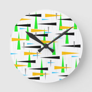 Horloge murale rétro acrylique