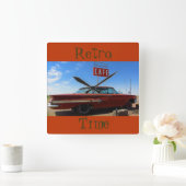 Horloge murale rétro par RoseWrites (Maison)