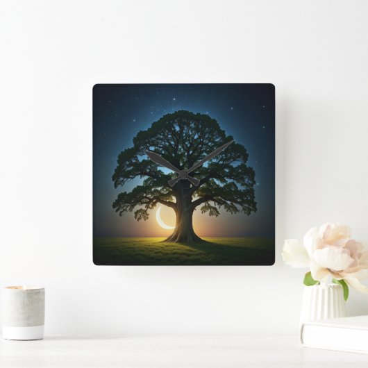 Horloge murale rêveuse (Maison)