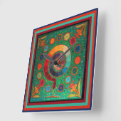 Horloge murale rituel Huichol Peyote (Angle)