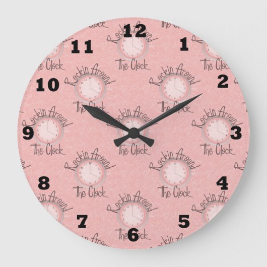 Horloge murale Rockin’ Around The Clock (Recto)