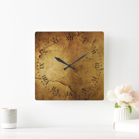 Horloge murale romaine ancienne déprimée (Maison)