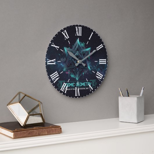 Horloge murale romaine de l'espace galactique à gé (Bureau)