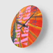 Horloge murale ronde (Angle)