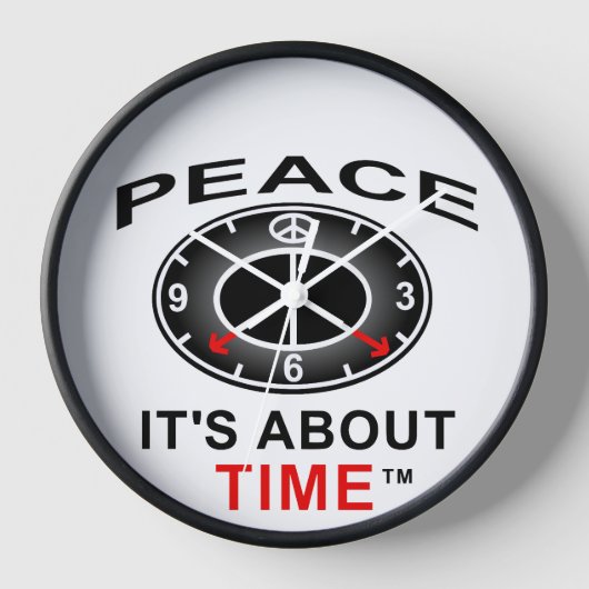 Horloge murale, ronde de 10 pouces (Recto)