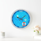 Horloge murale ronde de piscine (Maison)