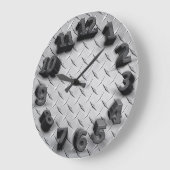 horloge murale ronde de plat à trois dimensions de (Angle)