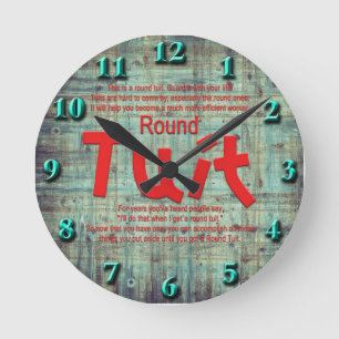 Horloge murale ronde de Tuit