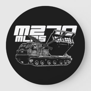 Horloge murale ronde du système de lance-roquette