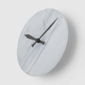 Horloge murale ronde en pierre de marbre 8 pouces (Angle)