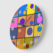 Horloge murale ronde Fantaisie (Angle)