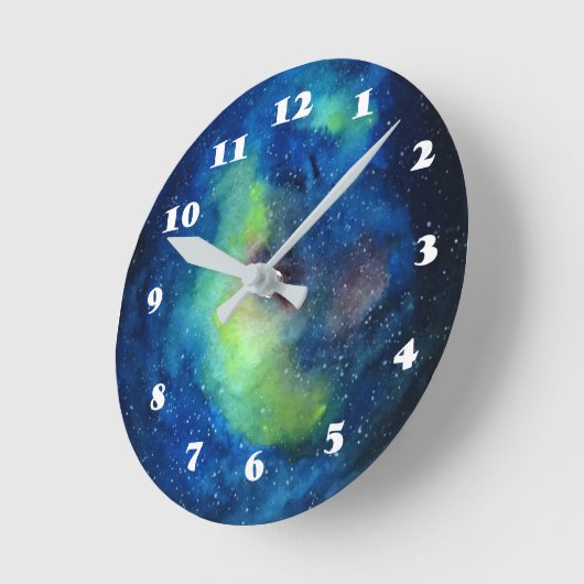 Horloge murale ronde (moyenne) (Angle)