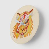 Horloge murale ronde (moyenne) du dessin de la fac (Angle)