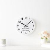 Horloge murale ronde personnalisée de 8 po GARGOYL (Maison)