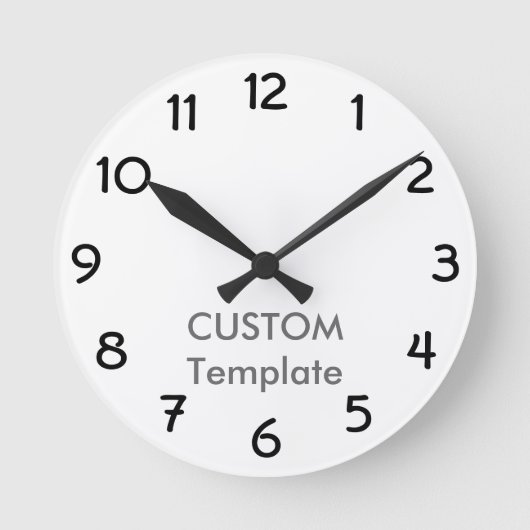 Horloge murale ronde personnalisée de 8 po GARGOYL (Recto)