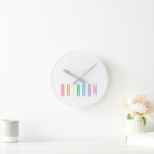 Horloge murale ronde RAINBOW (Maison)