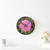 horloge murale rose (Maison)