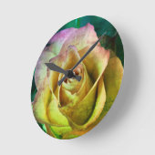 Horloge murale rose (Angle)