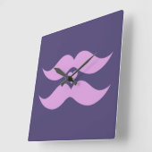 horloge murale rose (Angle)
