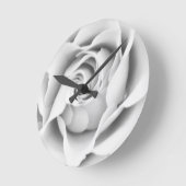 horloge murale rose en argent (Angle)