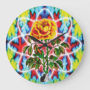 Horloge murale Rose Rad Rad