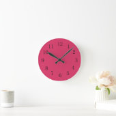 Horloge murale rouge Cerise (Maison)