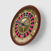 Horloge murale Roulette (Angle)