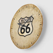 Horloge murale Route 66 (Angle)