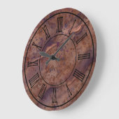 Horloge murale rustique en marbre (Angle)