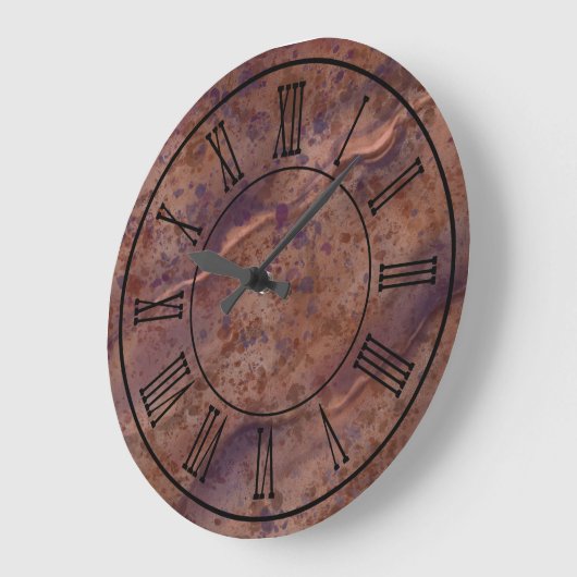Horloge murale rustique en marbre (Angle)