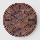 Horloge murale rustique en marbre (Recto)