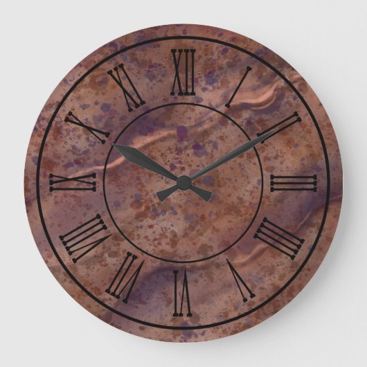 Horloge murale rustique en marbre (Recto)