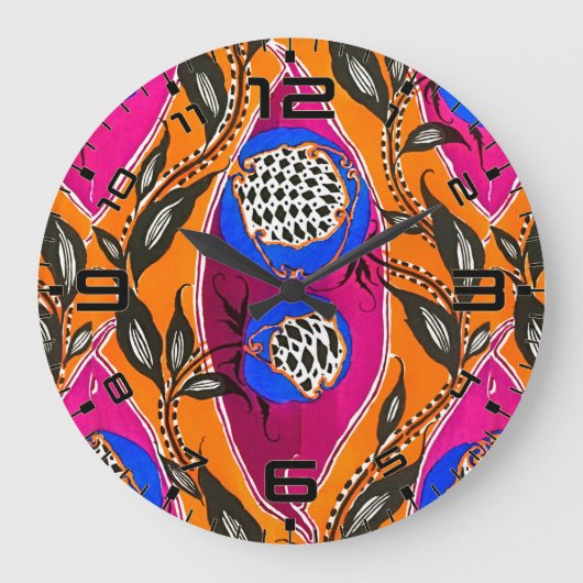Horloge murale Samarkande Blossoms Art (Recto)