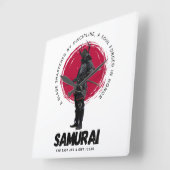 Horloge murale samouraï japonaise (Angle)